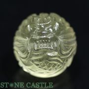 ☆一点物☆【天珠ビーズ】リビアングラス 龍珠 約15mm (横穴) No.51