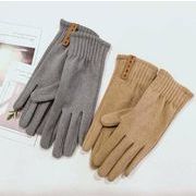 秋冬手袋 グローブ アームカバー  手袋  裏起毛 スマホタッチ対応