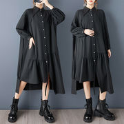 初回送料無料　シャツ風ワンピース　レーディスファション商品　カジュアルワンピース　人気ワンピース