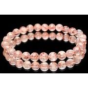 【１点物】AA☆アルーシャ産 レピドクロサイトインフェルドスパー 7mm ブレスレット _U8348