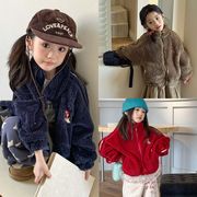 2025秋冬】韓国風子供服 キッズコート   3色