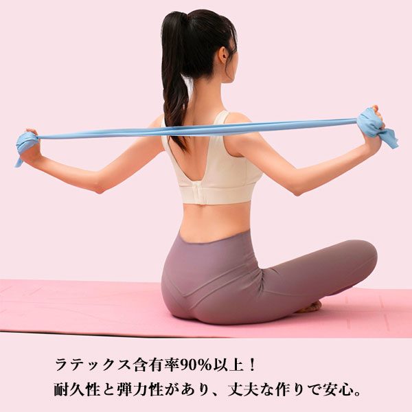 トレーニングバンド ピンク 10ポンド メンズ レディース エクササイズ