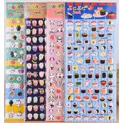 手帳素材装飾　3D　貼り付けパーツぷくぷく立体シール　携帯装飾品　エポキシステッカー