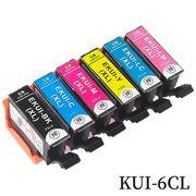 互換インクカートリッジ インク エコインク プリンター KUI-6CL KUI-BKL EP-879AW/AB/AR/EP-880AW