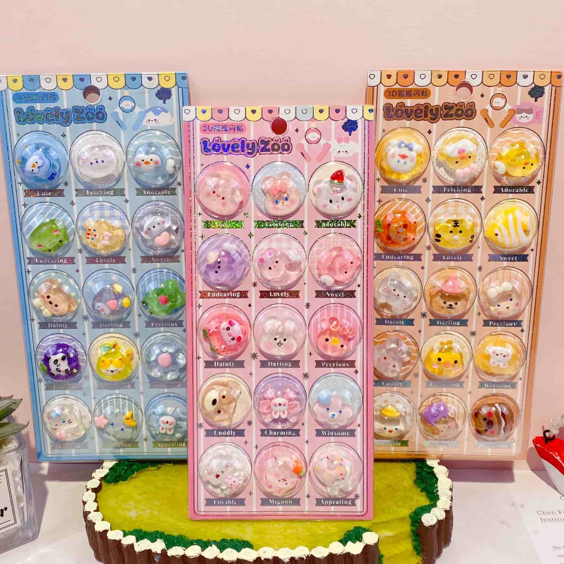 人気新品★DIY手作★立体キャラクターシール★粘着シール★3Dシール★手帳用・創意ステッカー