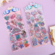 手帳素材装飾　貼り付けパーツぷくぷく立体シール　携帯装飾品　3Dエポキシステッカー