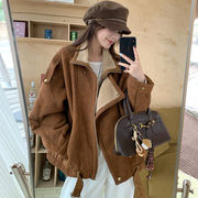 2025年INS 秋冬新作  気質   おしゃれ   厚手  保温  ボアジャケット トップス