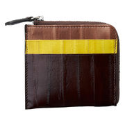 シルヴァノ･ビアジーニ L字ジップ財布（ウナギ革）