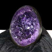 【動画】【一点物】ジオード　アメジスト　エッグ型　ウルグアイ産
