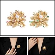 豪華キュービックジルコンブローチ06713