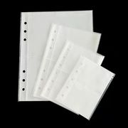 シール帳 台紙  A5 リフィル 付き 透明 剥離紙 クリア バインダーインナー シール帳 手帳リフィル