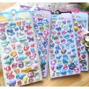 新入荷   手帳素材 手芸DIY 手帳シール ステッカー 3Dシール 装飾シール 精美 ク    文房具