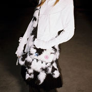 ショルダーバッグ ファー うさぎ 2way ぬいぐるみ 個性的 可愛い