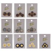 ミササ　飾りボタン MB-539～548（21mm、20mm、18mm、15mm）【全10種類】