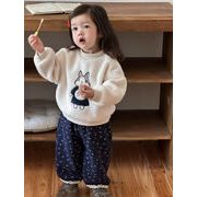 INS新款  カジュアルキッズ服 ベビー服  長袖スウェット +ズボン  セットアップ  分ける販売  73-110cm