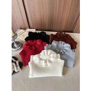 子供服　90~150cm　キッズセーター　ニット　フリル　韓国キッズ服