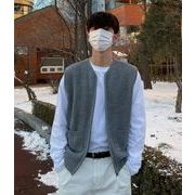 2026春秋メンズ服 シンプル おしゃれ ニットセーター 韓国風 トップス 防寒 温かい インナーシャツ[M~2XL]