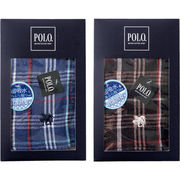 【単品・指定不可】 ポロ 紳士表ガーゼ裏パイルタオルハンカチ1枚 PLT-5560