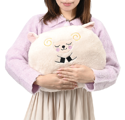 ふわもこアニマルファークッション＜２柄取り混ぜ＞　37-31