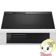 ビルトインIHクッキングヒーター 三菱電機 CROSS+TOPシリーズ 単相200V 3口IH 幅75cm ブラック CS-R20A