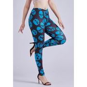 2026春秋新作 ボトムス 女 レディース プリント スキニー レギンス 九分丈パンツ