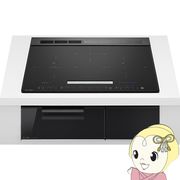 ビルトインIHクッキングヒーター 三菱電機 CROSS+TOPシリーズ 単相200V 3口IH 幅60cm ブラック CS-R20A
