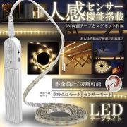 人感センサー付きテープライト