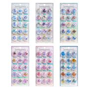 2025.12★ZC★3Dカプセル立体シール★キッズ知育シール｜ご褒美賞賛用★ステッカー