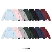 メンズ 生地430g 無地 裏パイル パーカー 男女兼用 ストリート系 トップス 2026新作★全7色