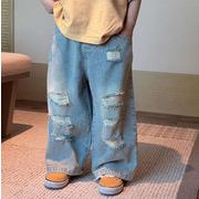 2026春秋新作 韓国風子供服 キッズ服 ベビー服 男女兼用 ジーンズ 90~150CM