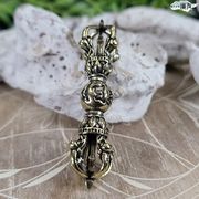 密教法具 バジュラ 五鈷杵 風水 置物 風水アイテム 魔除け(チベット密教法具バジュラ小)