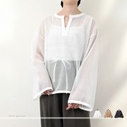 【2026新作】メッシュカットソー　スキッパー　プルオーバー(33176)