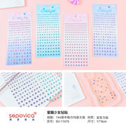 diy 手作り オタ活 顔飾り 推し活 自作グッズ 3Dシール 立体ステッカー アクリル ラインストーン