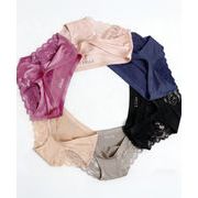 【日本倉庫即納】 レースショーツ6色セット響かないショーツ