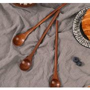 防カビ 耐高温  新品    木製匙  家庭用 食器 レストラン匙  スプーン