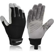 トレッキンググローブ 登山手袋 クライミング手袋 合成革 作業手袋 背抜き手袋