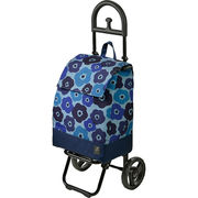 シャルミス ショッピングカート　花柄 ブルー 15-5039-82