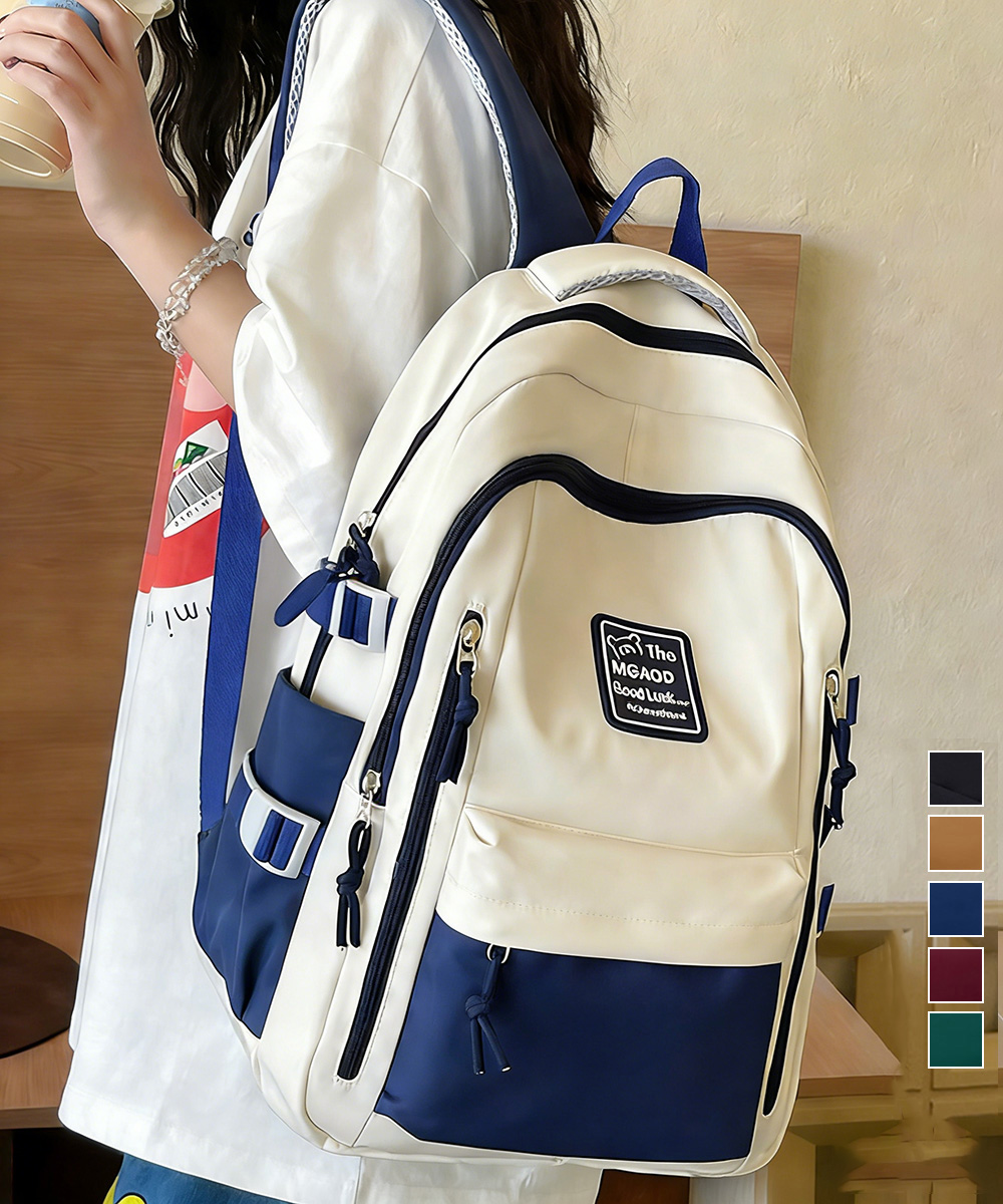 【日本倉庫即納】 リュックサックバイカラーデイバッグ大容量