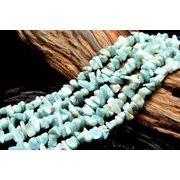 ラリマー 2-6x6-13mm さざれ １連（約３８ｃｍ） _RG707