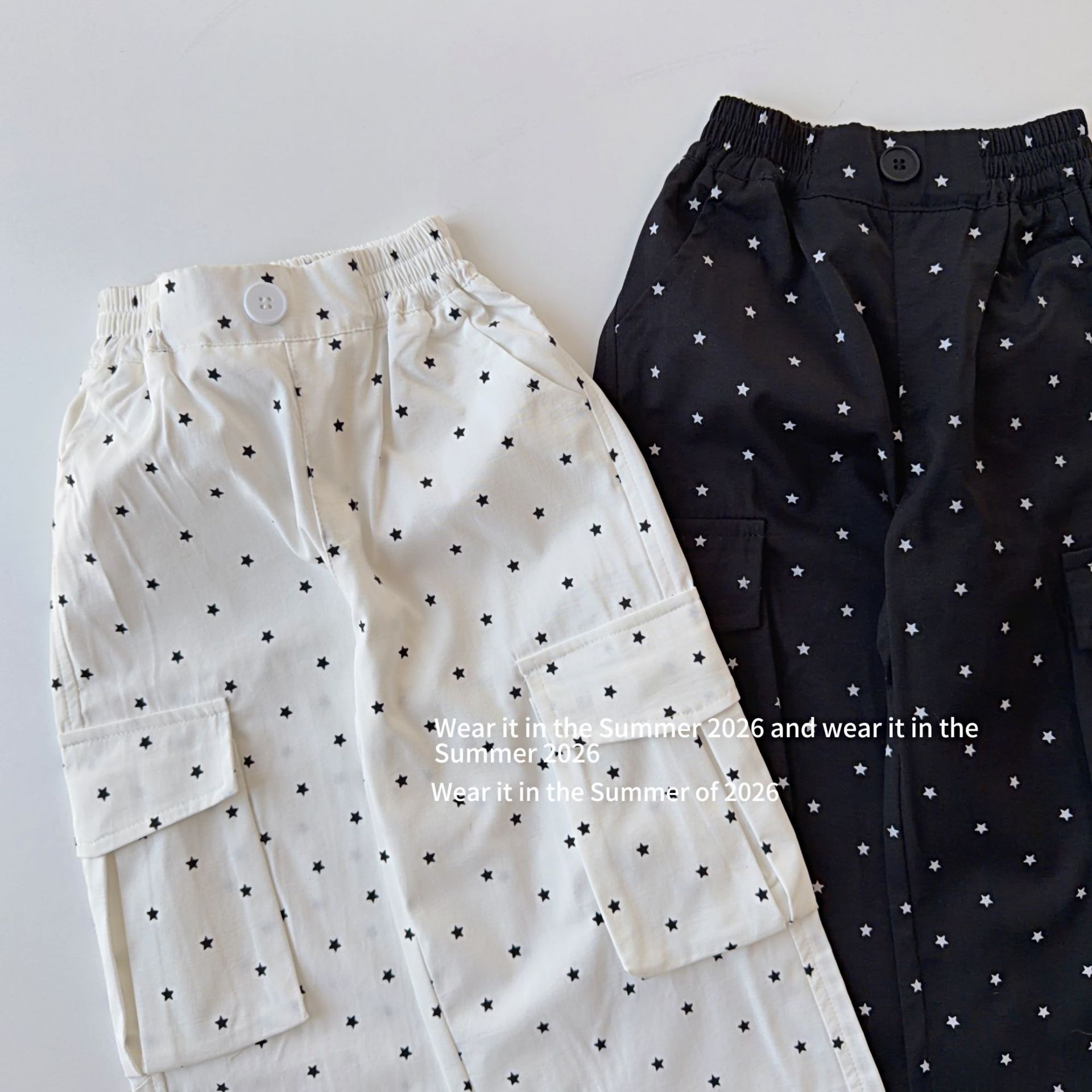 ☆2026年☆キッズ用アパレル☆ボトムス☆パンツ☆2色☆90cm～150cm