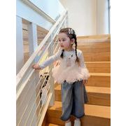 2026春秋新作 韓国風子供服 キッズ服 ベビー服 女の子 長袖 トップス&ジーンズ 分けて販売 90~150CM