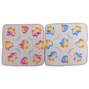 20cmパイル地プリントタオルハンカチ_【ペンギン】日本製