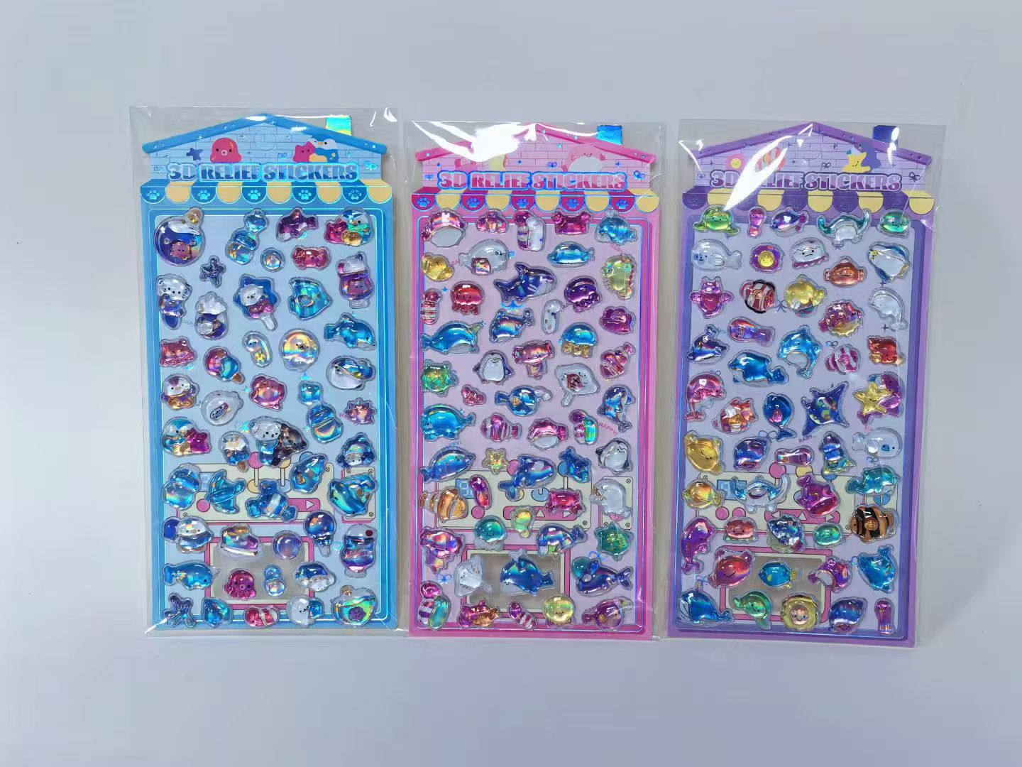 即納！！人気新品★DIY手作★立体キャラクターシール★粘着シール★3Dシール★手帳用・創意ステッカー