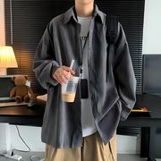 2026春夏メンズ服 シンプル おしゃれ ワイシャツ 韓国風 トップス 長袖Ｔシャツ カーディガン[M~3XL]