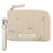 財布 フロールクレール デイリー ポーチ リール 付き フロールクレール ミモザ ベージュ【小ロット