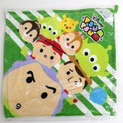 ディズニー ツムツム ループ付き タオル 30cm グリーン【小ロット販売】