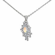 マダガスカル産 レインボームーンストーン ペンダント Rainbow moonstone