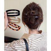 【日本倉庫即納】 オーバルヘアクリップ 大きめヘアクリップ