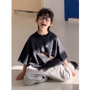 2026 春夏新作 新品 ★ 韓国風 子供服★半袖Tシャツ 90-140cm