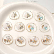 DIY♪アクセサリーパーツ ♪貼り付けパーツ♪手芸♪樹脂